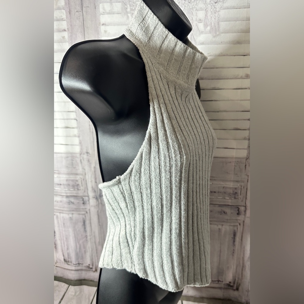 Cozy Girl Cutie Mock Neck Lace-Up Sweater Top - Picture 10 of 10